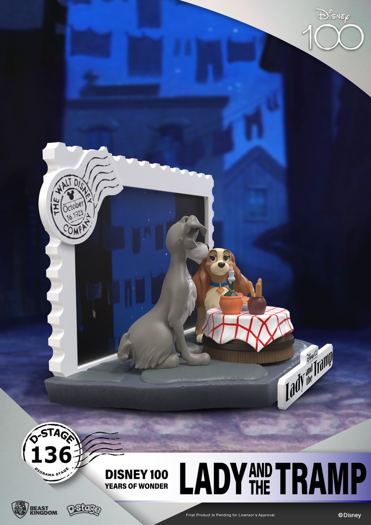 Diorama Stage-136-Disney 100 Years of Wonder-Lady And The Tramp