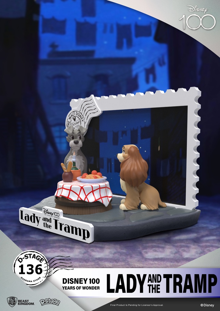 Diorama Stage-136-Disney 100 Years of Wonder-Lady And The Tramp