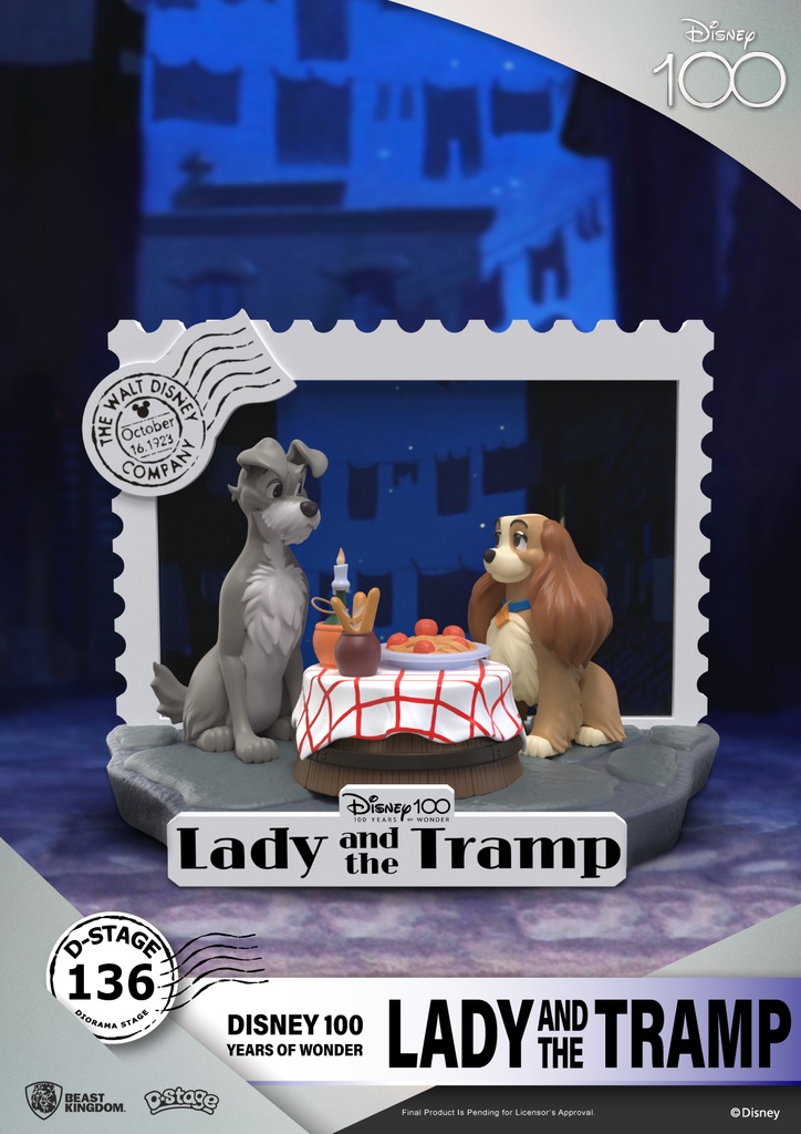 Diorama Stage-136-Disney 100 Years of Wonder-Lady And The Tramp