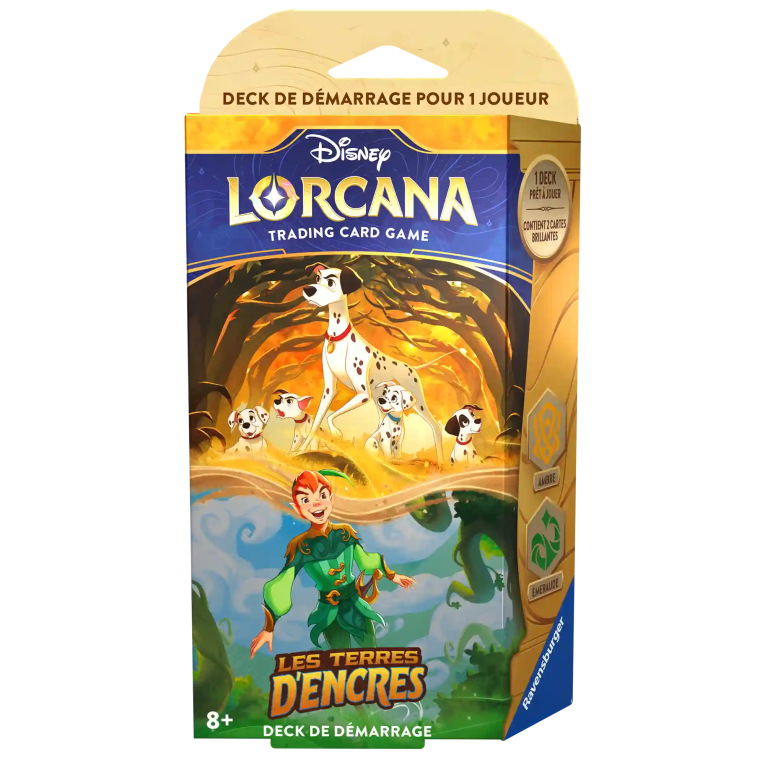LORCANA - Deck de démarrage Pongo / Peter Pan Les Terres D'encres Chapitre 3
