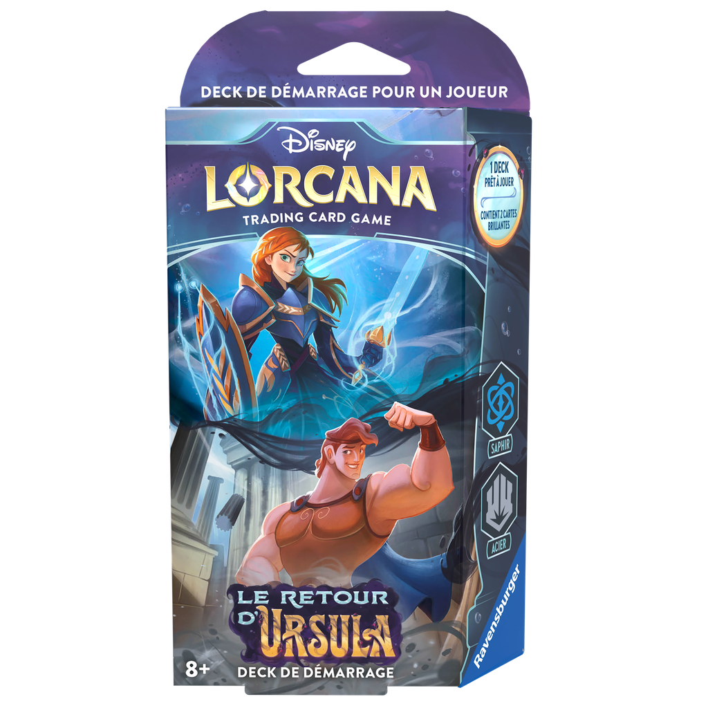 LORCANA - Deck de démarrage Anna/ Hercule Le retour D'ursula Chapitre 4