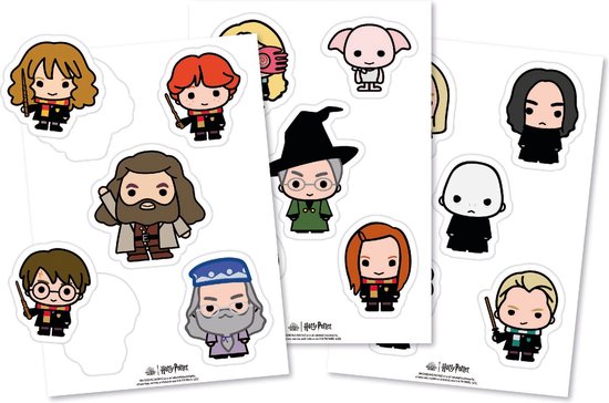Harry Potter - Feuille D'Autocollants Personnages