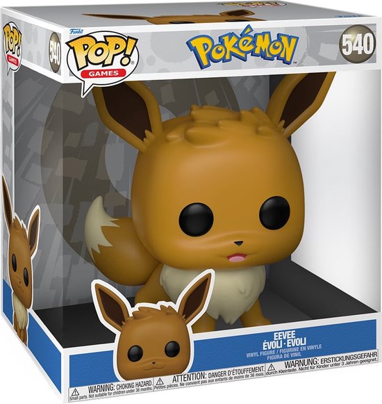 Funko Pop! Jumbo: Pokémon - Évoli 10" Super Sized Pop!