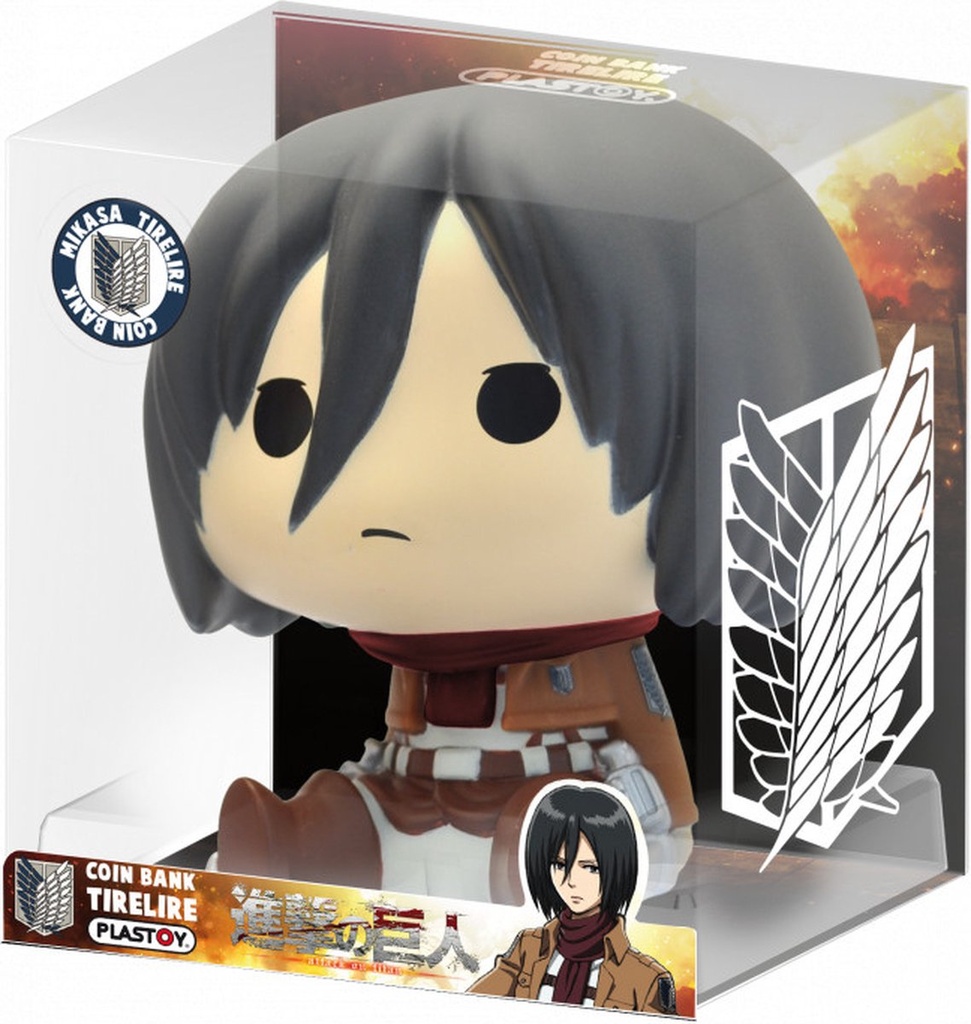 Plastoy - Attaque Des Titans - Tirelire Chibi Mikasa